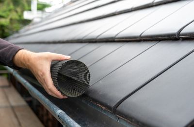 Gutter Covers on Residential Home